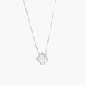 Collar Plata .925 Flor Trébol