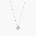 Collar Plata .925 Flor Trébol