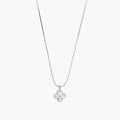 Collar Plata .925 Flor Trébol