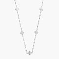 Collar Plata .925 Flores Trébol